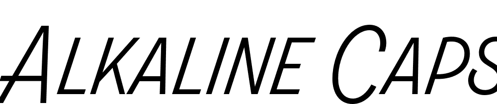 Alkaline-Caps-Regular font family download free