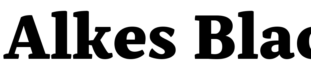 Alkes-Black font family download free