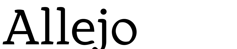 Allejo font family download free