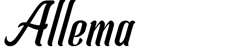 Allema font family download free