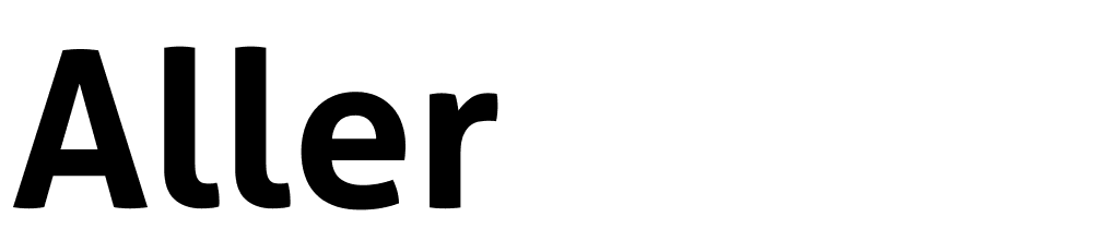 Aller font family download free