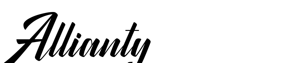 Allianty font family download free