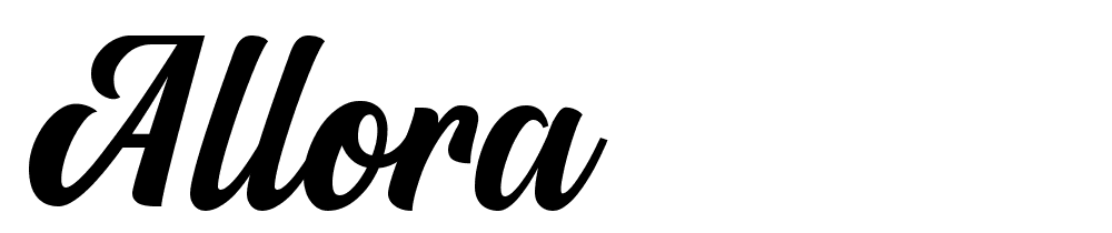 Allora font family download free