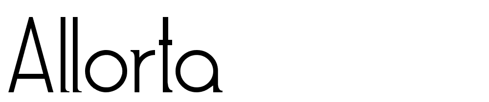 allorta font family download free