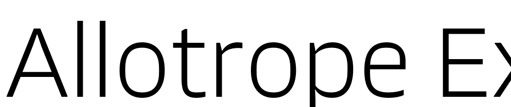 Allotrope-ExtraLight font family download free