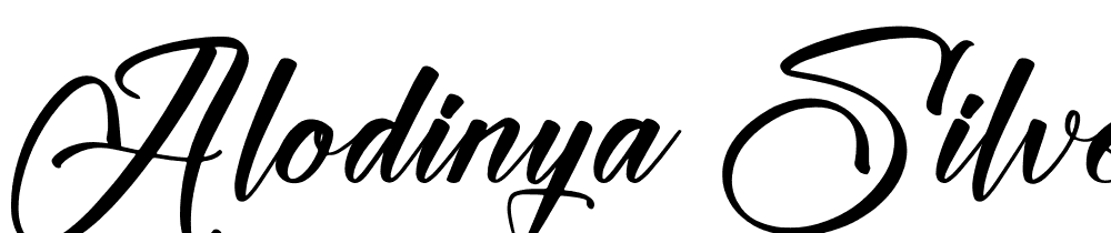 Alodinya-Silvestte font family download free