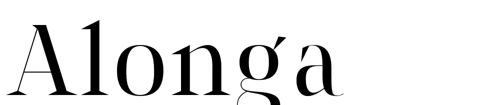 Alonga font family download free