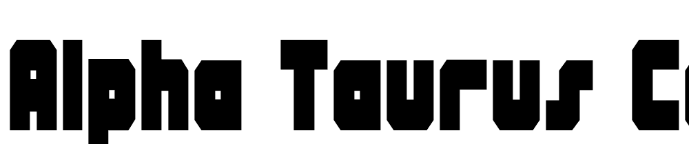 Alpha Taurus Condensed font family download free