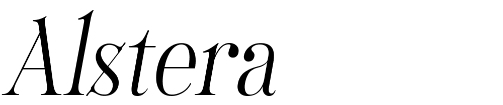Alstera font family download free