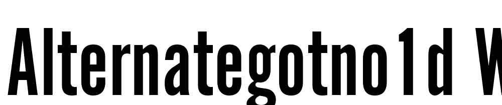 AlternateGotNo1D-W05-Regular font family download free