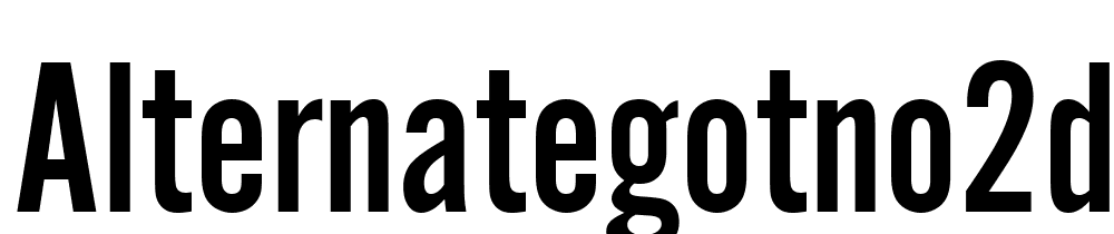 AlternateGotNo2D-W05-Regular font family download free