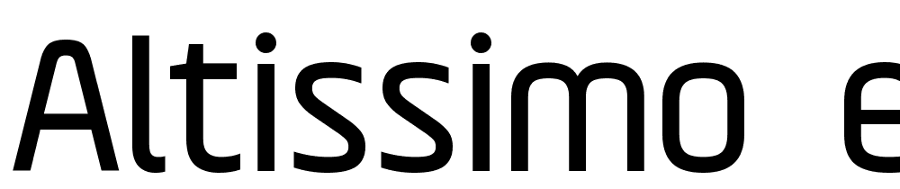 Altissimo-Medium font family download free