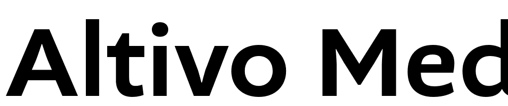 Altivo-Medium font family download free