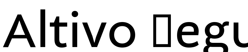 Altivo-Regular font family download free