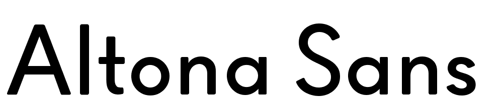 Altona-Sans font family download free