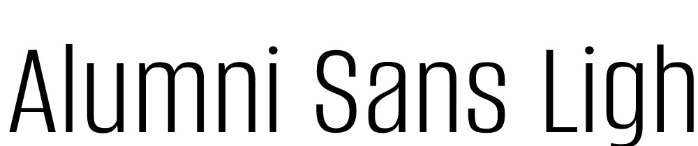 Alumni-Sans-Light font family download free