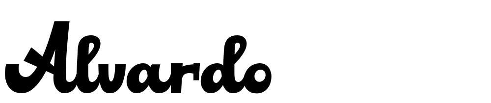 Alvardo font family download free