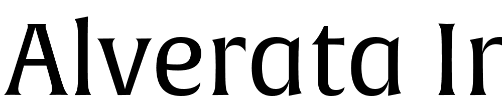 Alverata-Informal font family download free