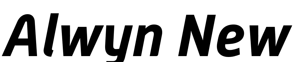 Alwyn New font family download free