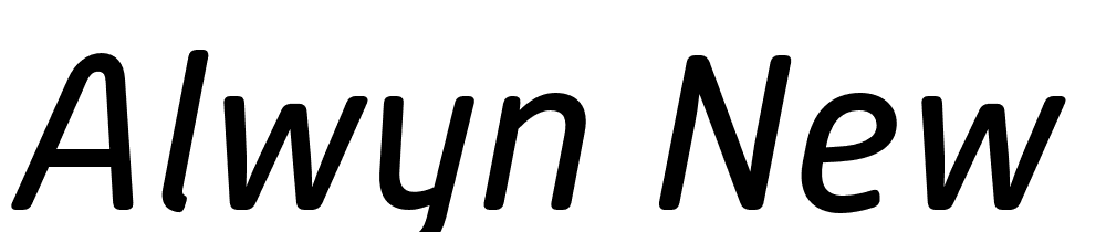 Alwyn New font family download free