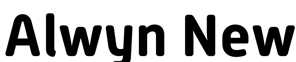 Alwyn-New-Rounded-Bold font family download free