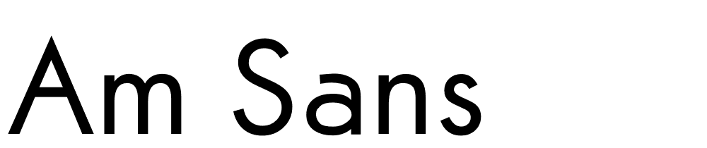 Am-Sans font family download free