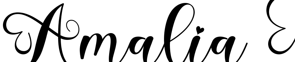 Amalia-Valentine font family download free