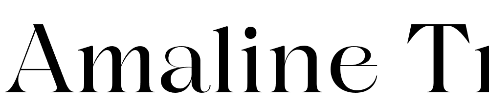 amaline-trial font family download free