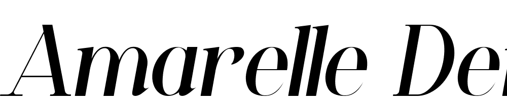 Amarelle-Demo-Italic font family download free