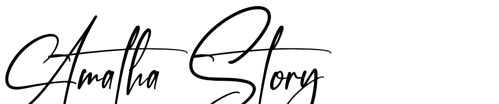 Amatha Story font family download free