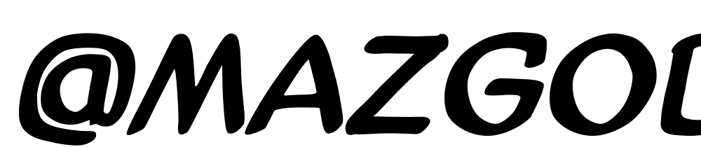 AmazGoDaMatBold font family download free