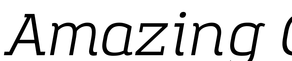 Amazing-Grotesk-Italic font family download free