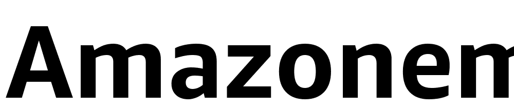 AmazonEmber-Bold font family download free