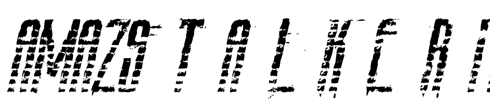 AmazS.T.A.L.K.E.R.Italic font family download free