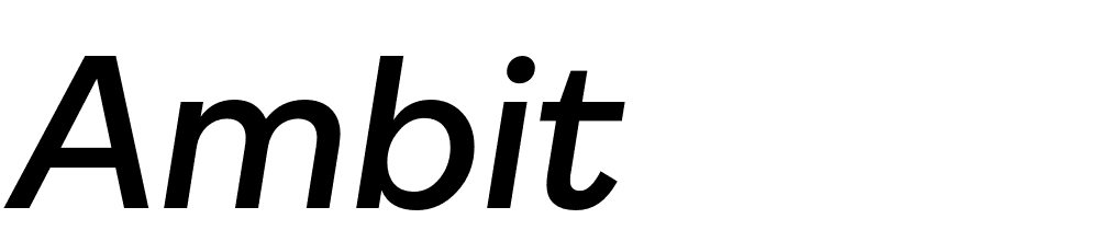 ambit font family download free