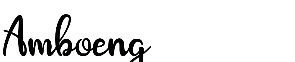 Amboeng font family download free