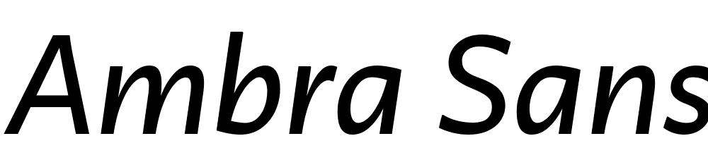 Ambra-Sans-Text-Trial-Italic font family download free