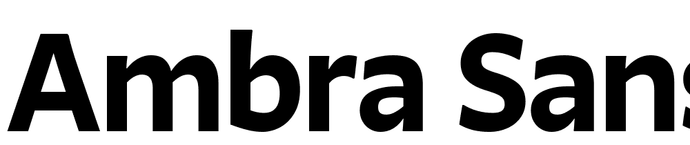 Ambra-Sans-Trial-Bold font family download free
