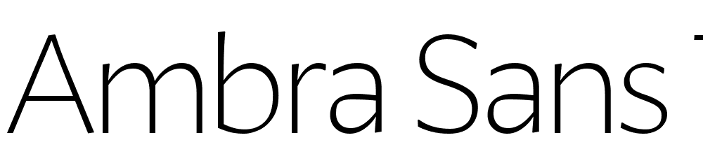 Ambra-Sans-Trial-Light font family download free