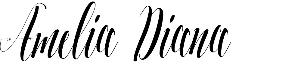 Amelia-diana font family download free