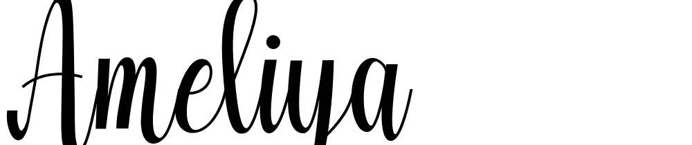 Ameliya font family download free