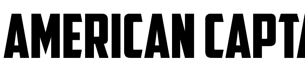 American-Captain font family download free