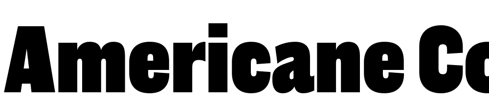 Americane-Cond-Black font family download free