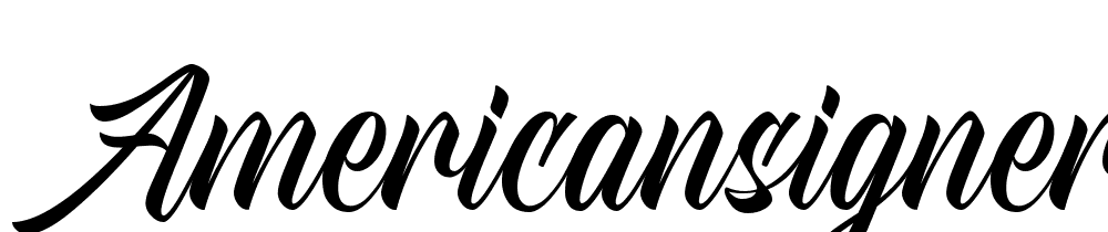 AmericanSignerPersonalUse-Reg font family download free