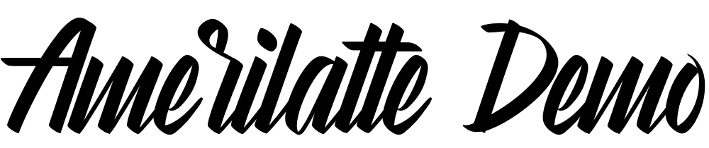 Amerilatte-Demo font family download free