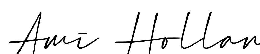 Ami Hollan DEMO font family download free