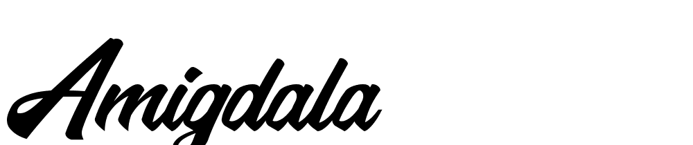 Amigdala font family download free