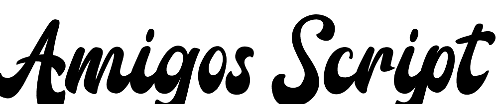 Amigos-Script font family download free