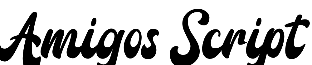 Amigos-Script font family download free