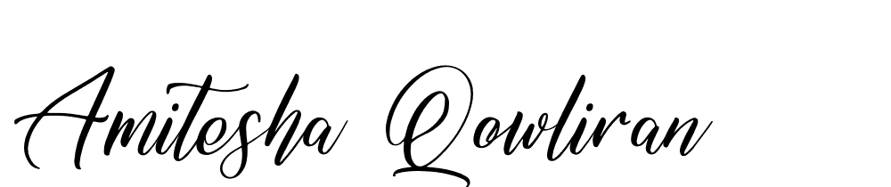 amitesha-qowliran font family download free